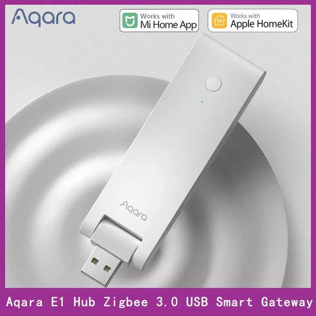 Aqara Smart Home Hub Gateway Works as a SmartThings Hub, Zigbee 3.0 USB  Smart Gateway Compatible with Mijia and Apple Homekit